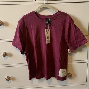 Adidas cropped tee NWT